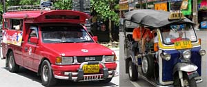 Non-Fixed-Route Red Taxi and Tuk Tuk Non-Fixed-Route Red Taxi and Tuk Tuk